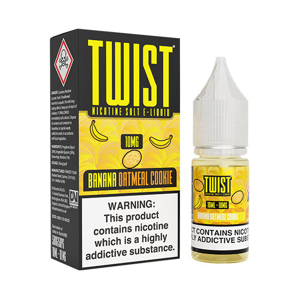 Banana oatmeal cookie 10ml nic salt twist