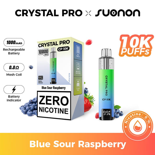 CP Pro CP 10K Prefilled Kit 0MG (Zero Nicotine) - Box Of 5 - Blue Sour Raspberry | Wholesale UK