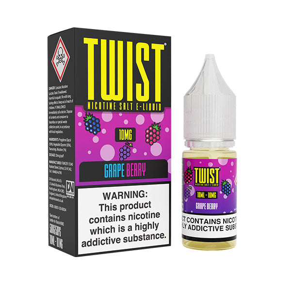 Grape Berry 10ml Nic Salt Twist - Box of 10