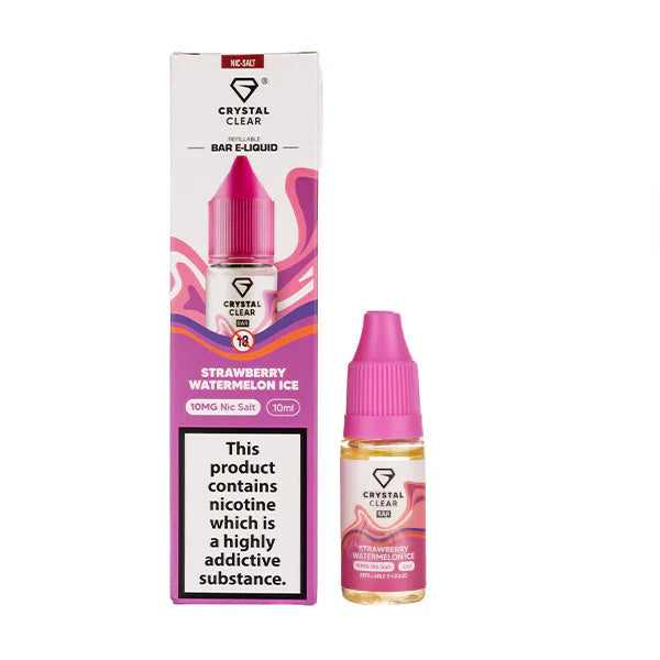 Crystal Clear Nic Salts 10ml - Box of 10