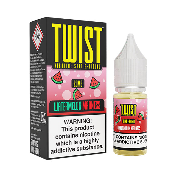 Watermelon Madness 10ml Nic Salt Twist - Box of 10