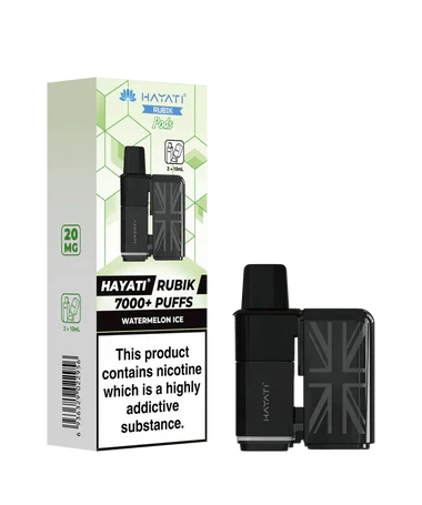 Hayati Rubik 7000 Prefilled Refill Pods - Box of 5