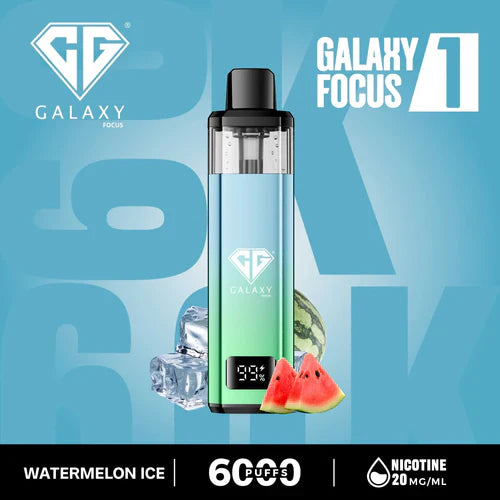 Crystal Galaxy Focus1 6k Puffs Prefilled Pod Kit - Box of 5