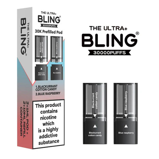 The Bling Ultra Plus 30K Refill Pods - Box Of 5