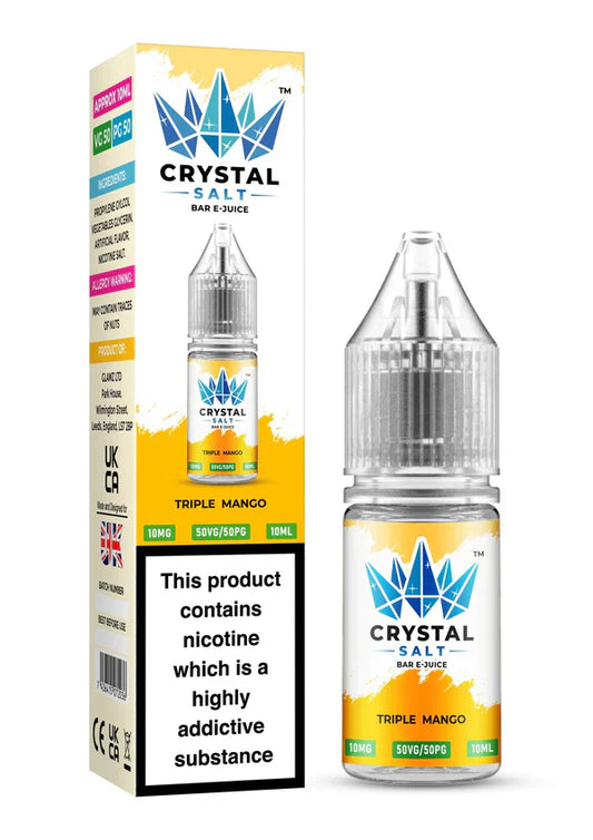 Crystal Nic Salt 10ml E-liquids - Box of 10