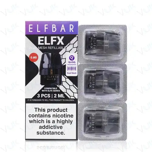 Elf Bar ELFX Replacement Pods - Pack of 3