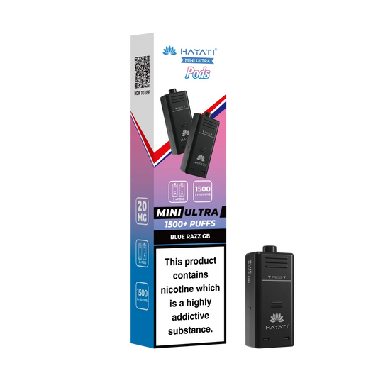 Hayati Mini Ultra 1500 Prefilled Pods (2x750 Puffs) - Box of 5