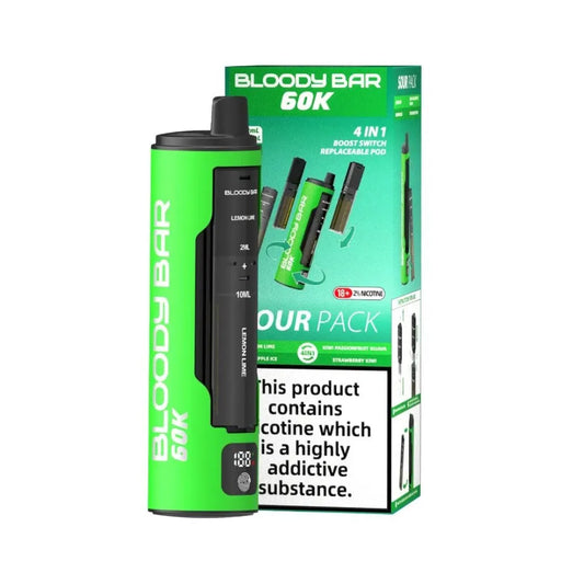 Bloody Bar 60k Prefilled Vape Kit - Box of 5