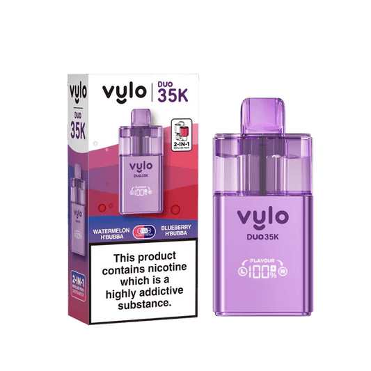 Vylo Duo 35k Prefilled 2 in 1 Pod Kit - Box of 5 - Watermelonhubbabubba | Wholesale UK