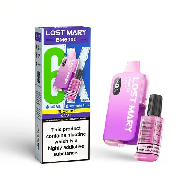 Lost Mary BM6000 Prefilled Pod Kit – Box of 5