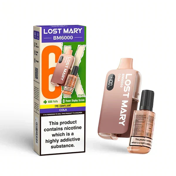 Lost Mary BM6000 Prefilled Pod Kit – Box of 5