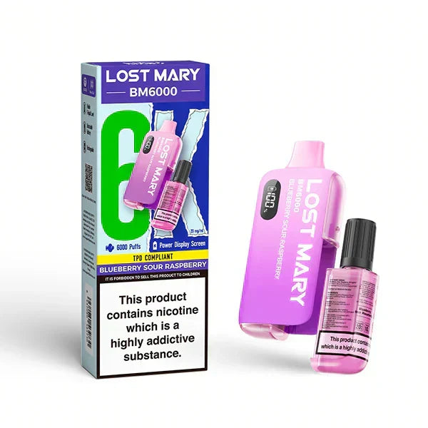Lost Mary BM6000 Prefilled Pod Kit – Box of 5