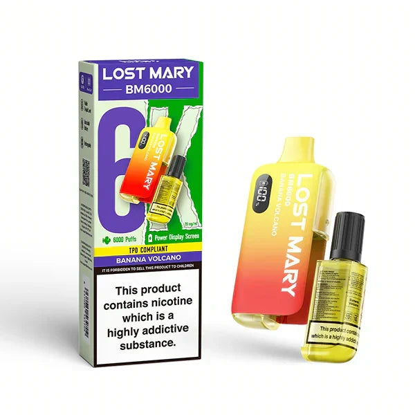 Lost Mary BM6000 Prefilled Pod Kit – Box of 5