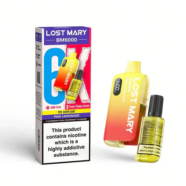 Lost Mary BM6000 Prefilled Pod Kit – Box of 5