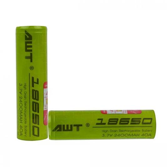 AWT 18650 2400MAH 40A 3.7V - Pack of 2