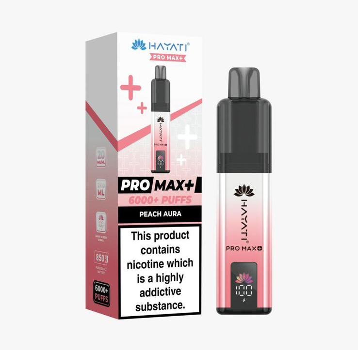 Hayati Pro Max+ 6000 Puffs Prefilled Kit - Box of 5
