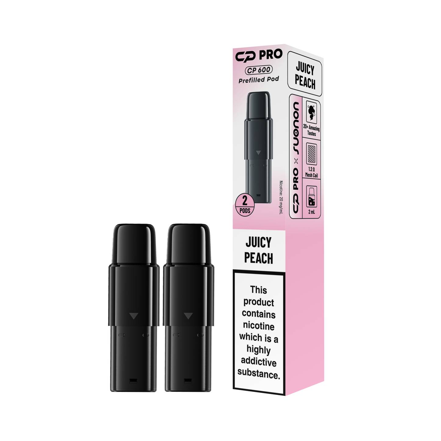 Crystal Pro CP 600 Prefilled Pods - Box of 10 (Pack of 2)