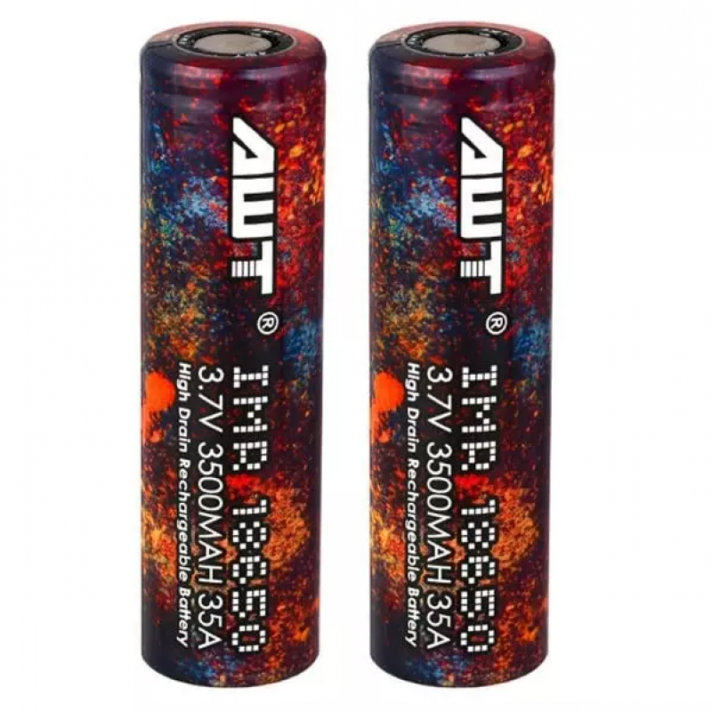 AWT 18650 3.7V 3500MAH 35A (2 PACK)