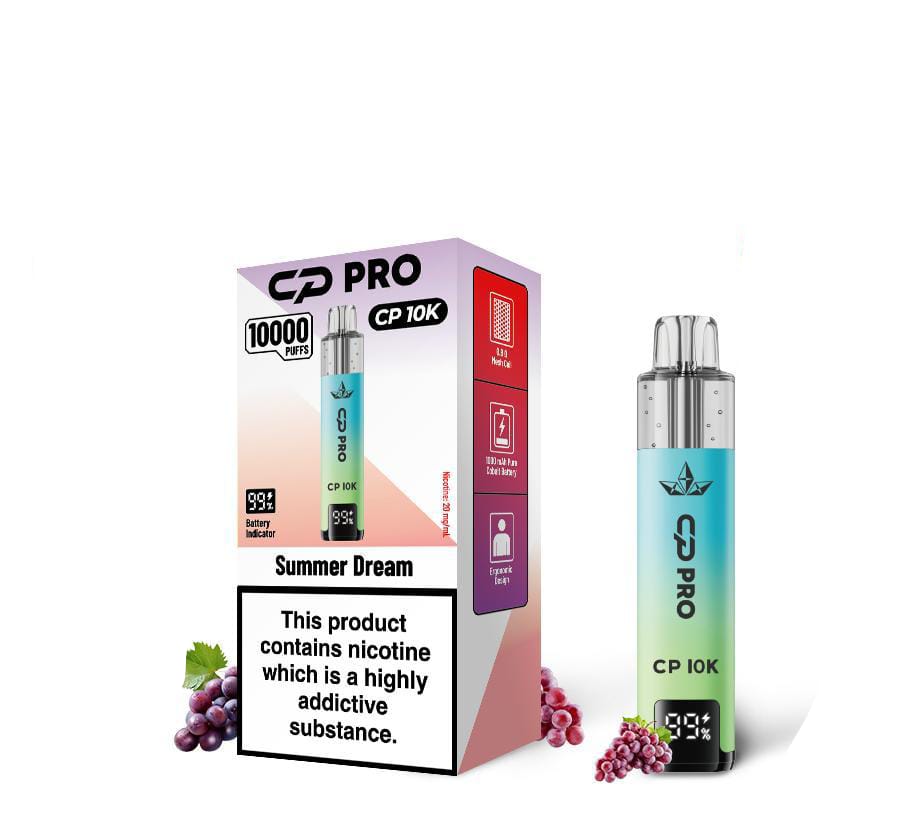 CP Pro CP10K Puffs Prefilled Pod Kit - Box of 5