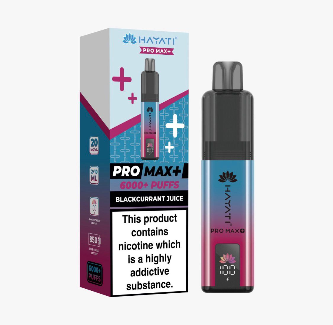 Hayati Pro Max+ 6000 Puffs Prefilled Kit - Box of 5