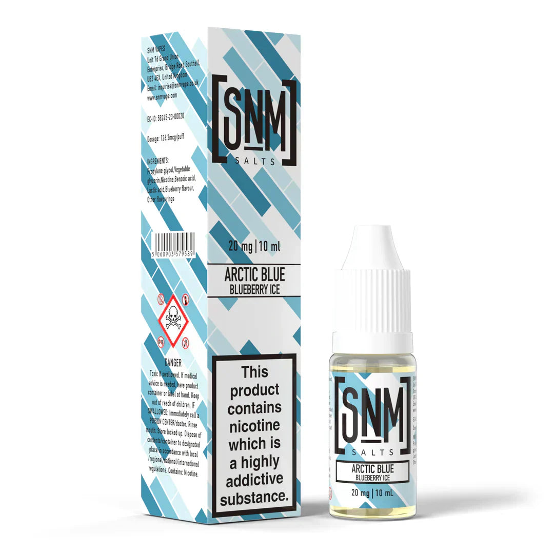 SNM Vapes Nic Salts E-Liquid - Box of 10