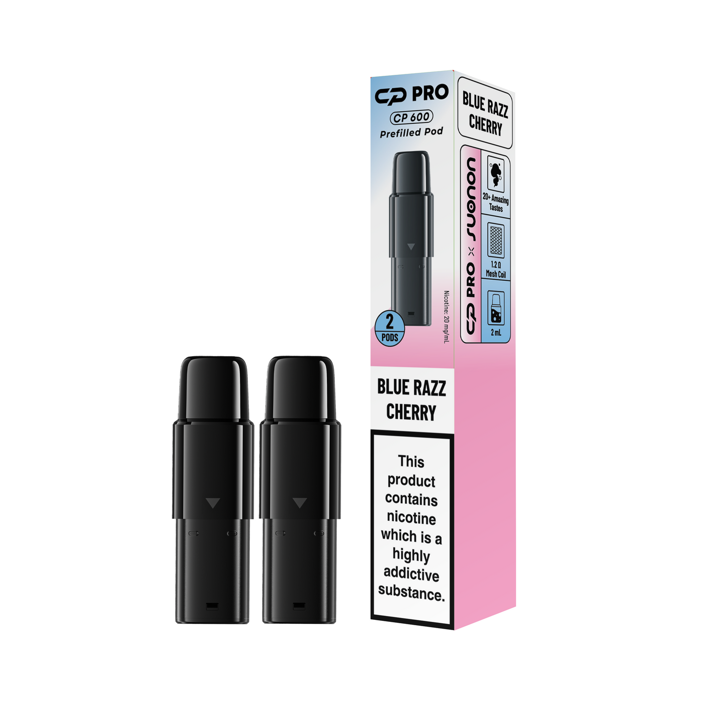 Crystal Pro CP 600 Prefilled Pods - Box of 10 (Pack of 2)