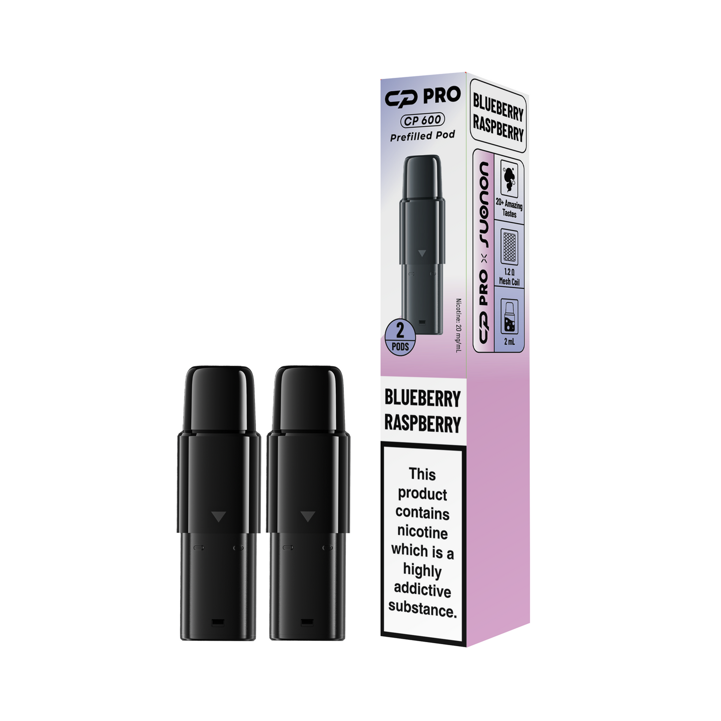 Crystal Pro CP 600 Prefilled Pods - Box of 10 (Pack of 2)