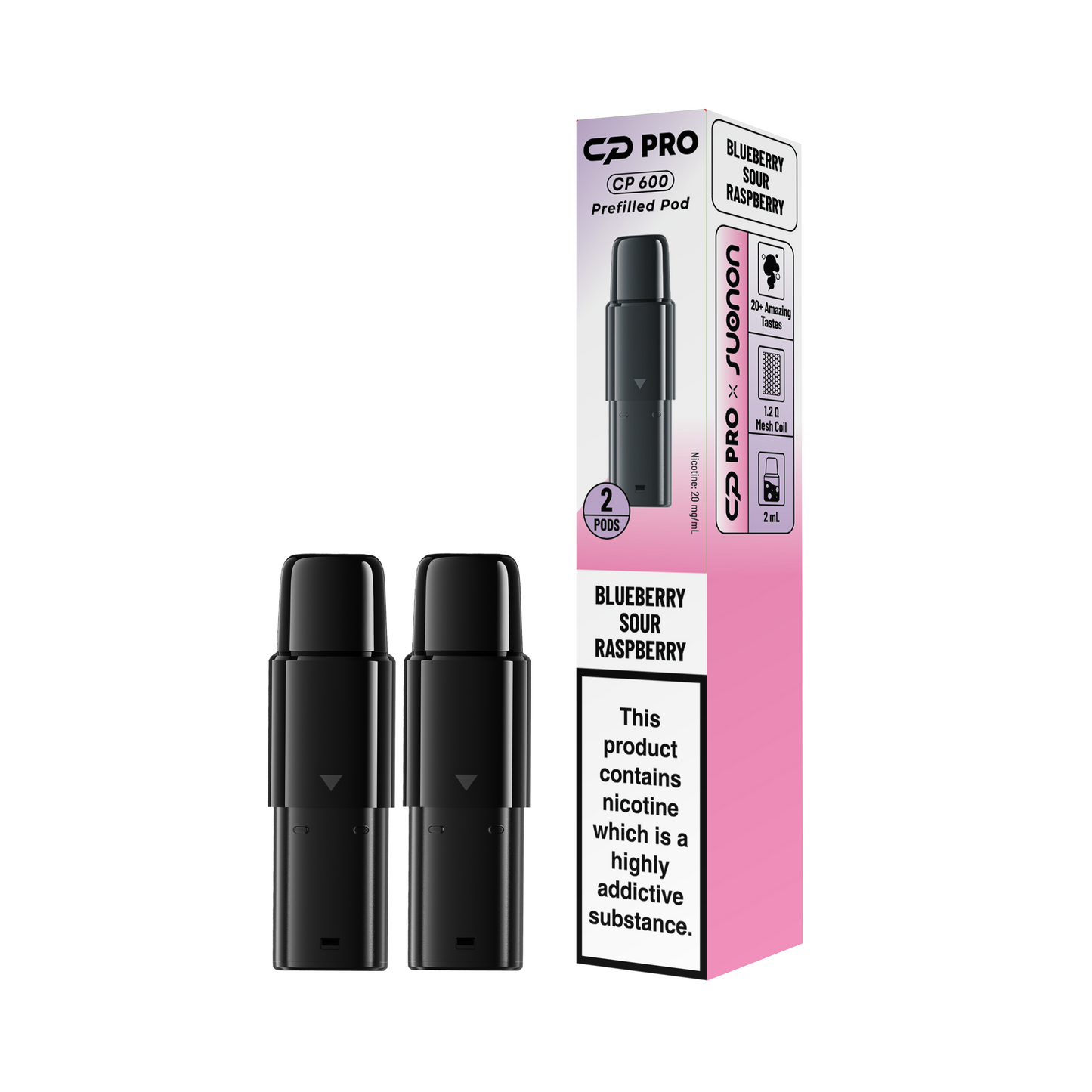 Crystal Pro CP 600 Prefilled Pods - Box of 10 (Pack of 2)