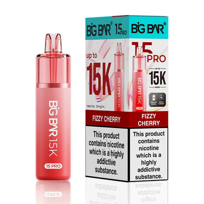 Big Bar Pro 15K Puffs Prefilled Pod Kit - Box of 5 - Fizzy Cherry | Wholesale UK