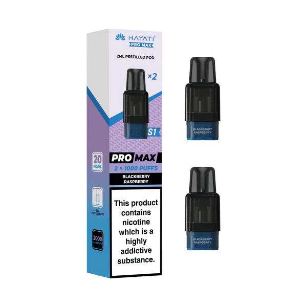 Hayati Pro Max S1 1000+ Prefilled Pods - Box of 10