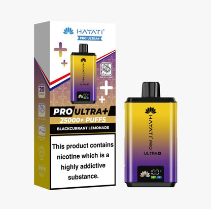Hayati Pro Ultra Plus 25000 Puffs Prefilled Kit - Box of 5