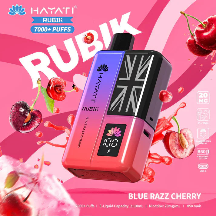 Hayati Rubik 7000+ Puffs Prefilled Kit - Box of 5