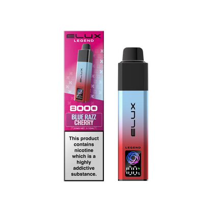 Elux Legend 8000 Prefilled Vape Kit Box 0f 5