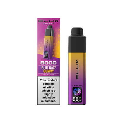 Elux Legend 8000 Prefilled Vape Kit Box 0f 5