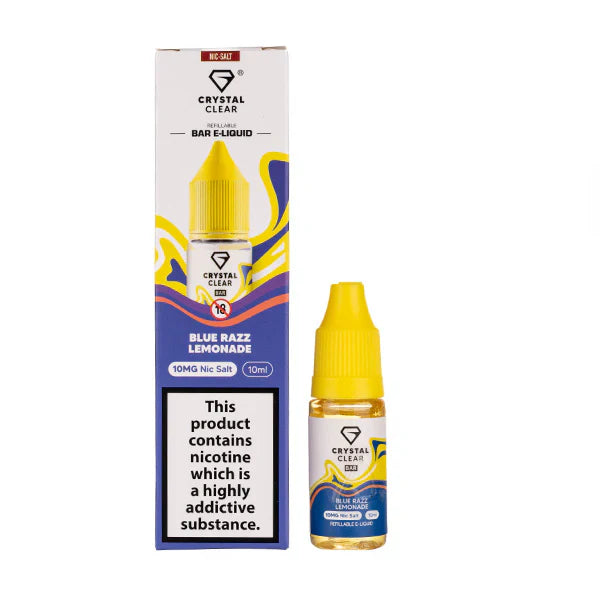 Crystal Clear Nic Salts 10ml - Box of 10