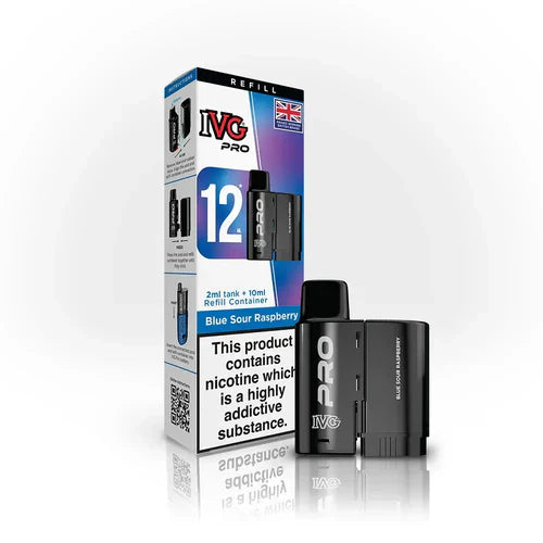 IVG Pro 12 Prefilled Pods - Box of 5 - Blue Sour Raspberry | Wholesale UK