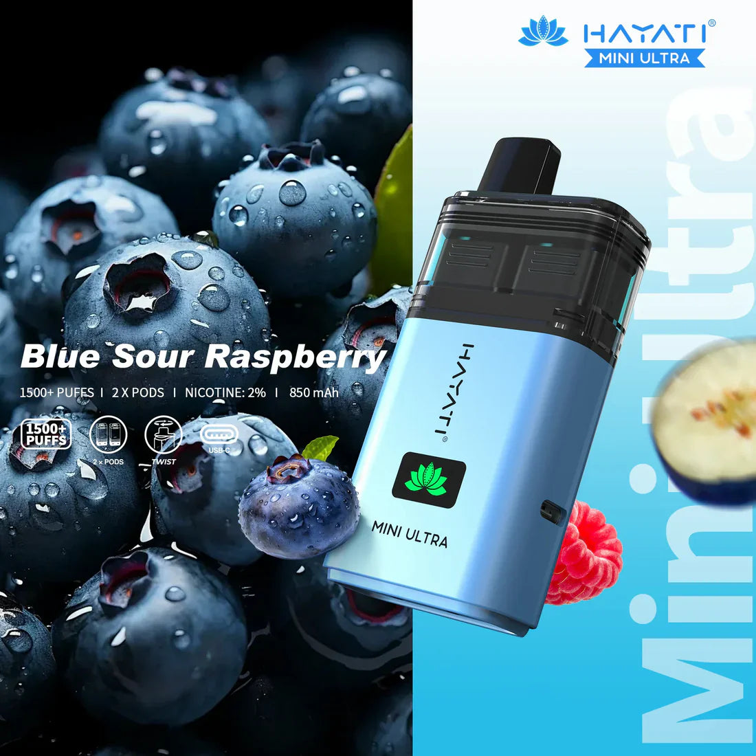 Hayati Mini Ultra 1500+ Puffs