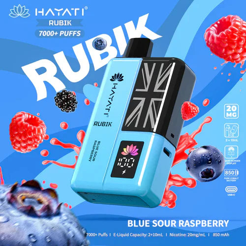 Hayati Rubik 7000+ Puffs Prefilled Kit - Box of 5