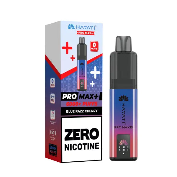 Hayati Pro Max + 6000 Prefilled Kit Zero Nicotine - Box of 5