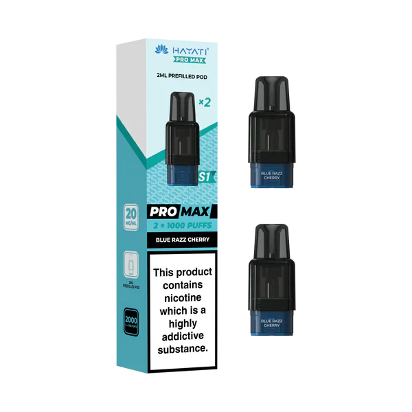 Hayati Pro Max S1 1000+ Prefilled Pods - Box of 10