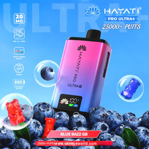 Hayati Pro Ultra Plus 25000 Puffs Prefilled Kit - Box of 5