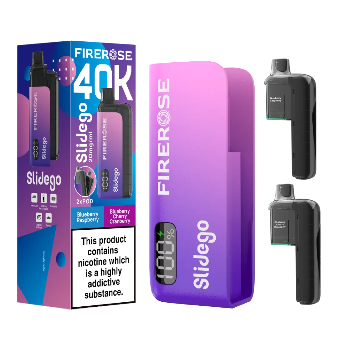 Firerose Slidego 40K Prefilled Pod Kit - Box of 5