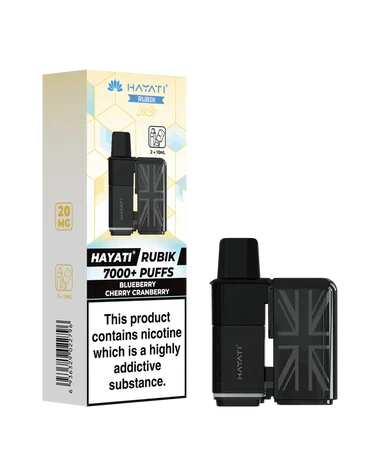 Hayati Rubik 7000 Prefilled Refill Pods - Box of 5