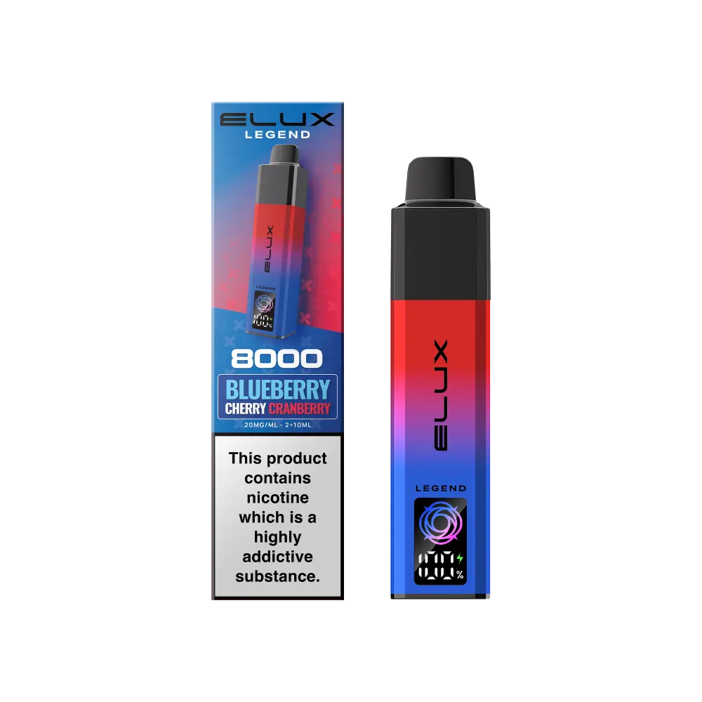 Elux Legend 8000 Prefilled Vape Kit Box 0f 5