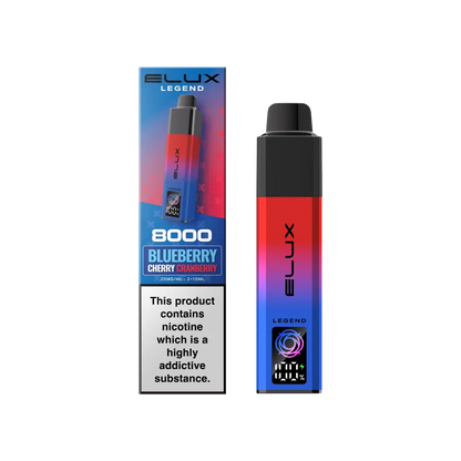 Elux Legend 8000 Prefilled Vape Kit Box 0f 5