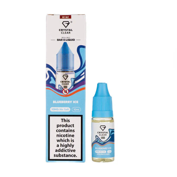 Crystal Clear Nic Salts 10ml - Box of 10