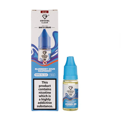 Crystal Clear Nic Salts 10ml - Box of 10
