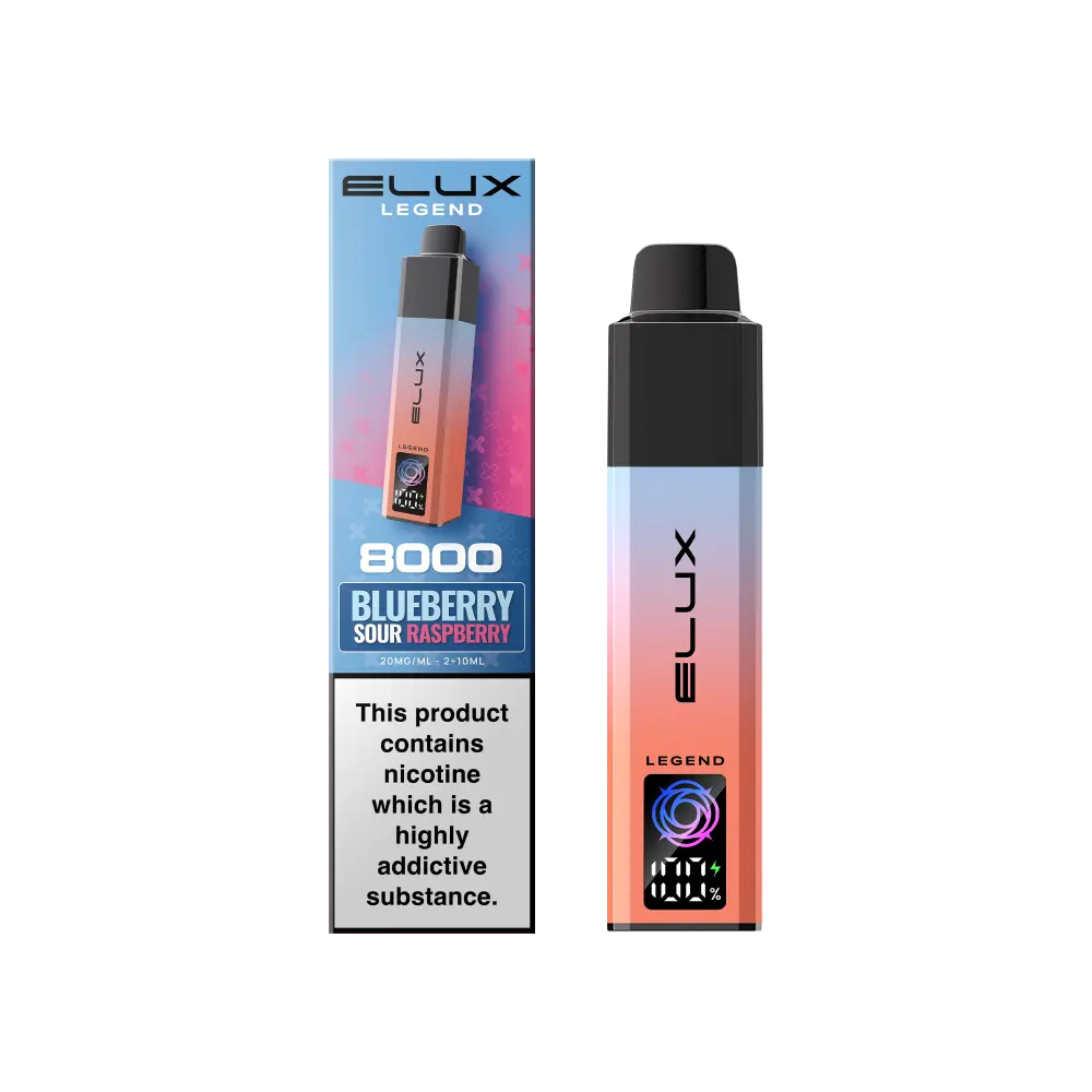 Elux Legend 8000 Prefilled Vape Kit Box 0f 5