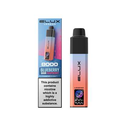 Elux Legend 8000 Prefilled Vape Kit Box 0f 5
