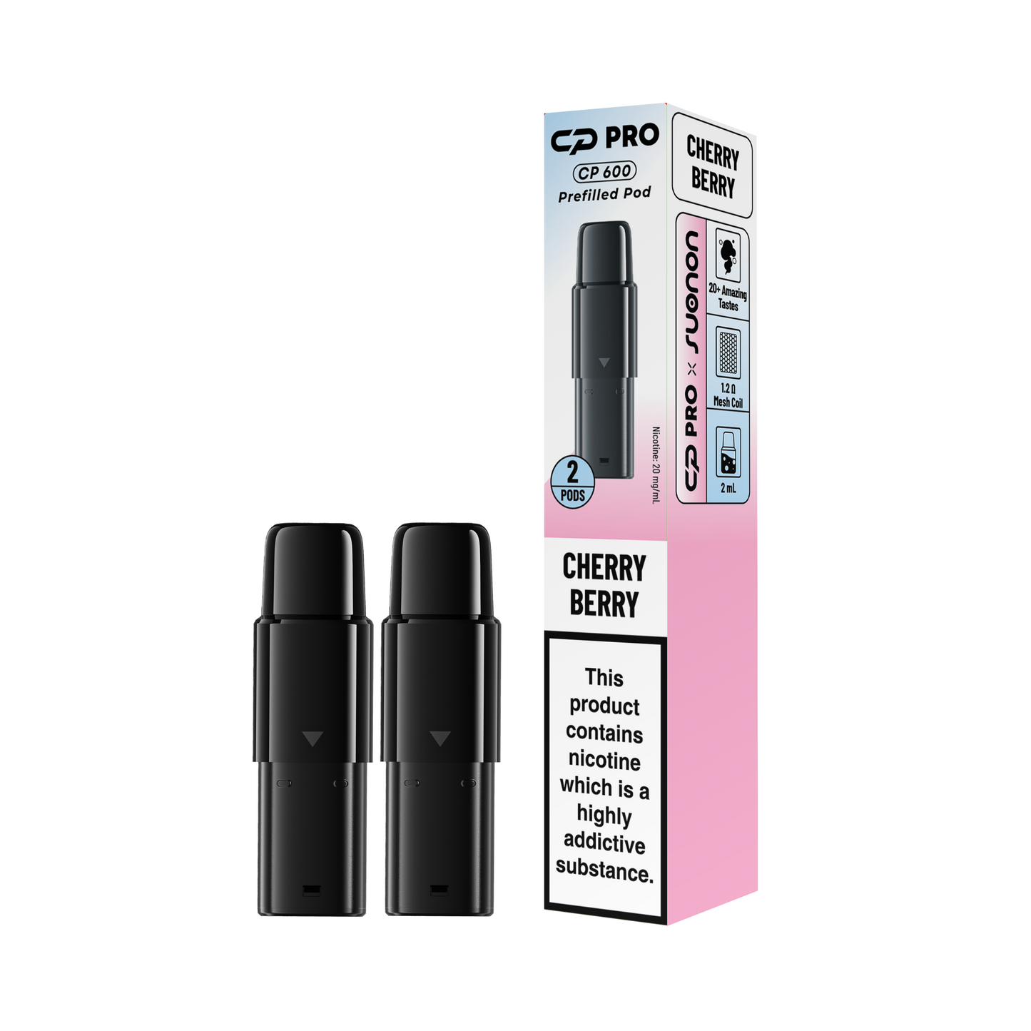 Crystal Pro CP 600 Prefilled Pods - Box of 10 (Pack of 2)